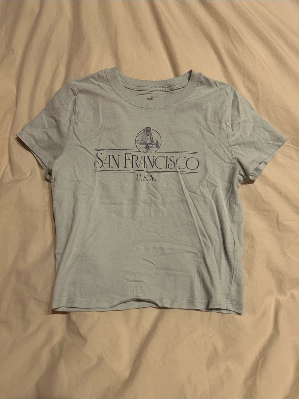 Hollister San Francisco Graphic Tee - Light Blue